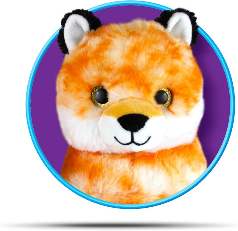 Cloudz Kids Super Soft N' Cuddly Animal Airplane Travel Neck Pillow! Keep Children Comfy and Supported with a Buddy While Traveling or just Resting at Home - Brown Fox - Image 2